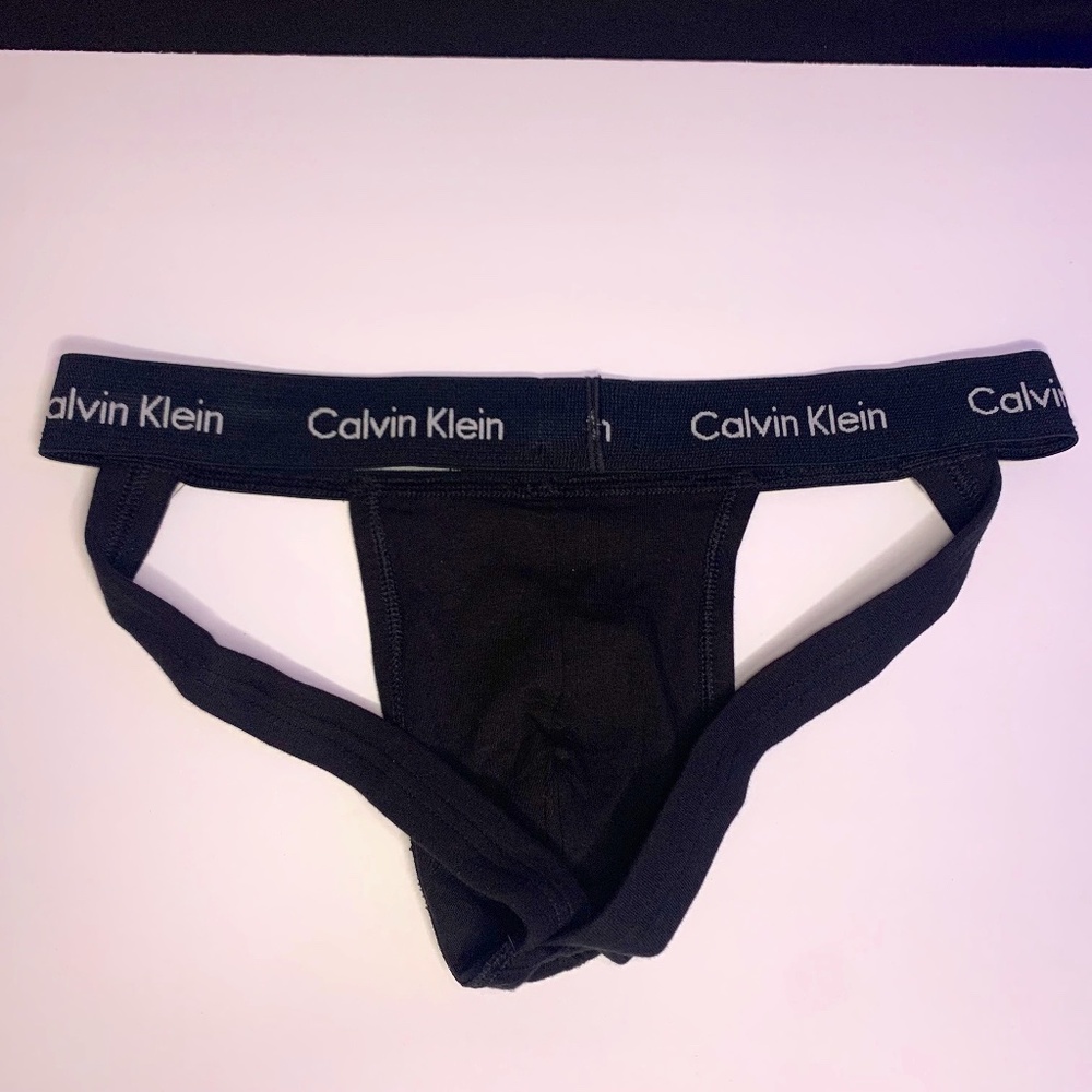 Calvin Klein Cotton Men's Jock Strap Black L